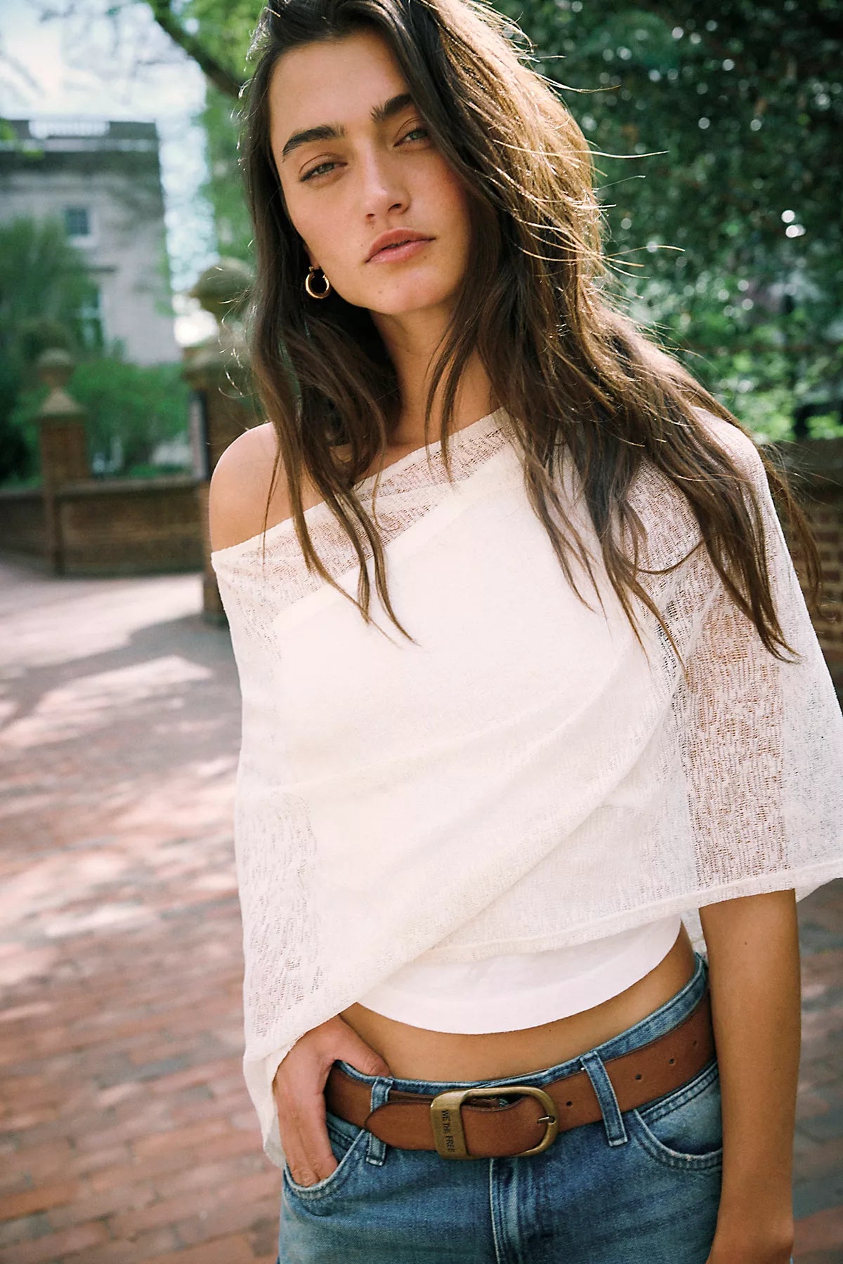 Maggie Everyday Asymmetrical Knit Poncho