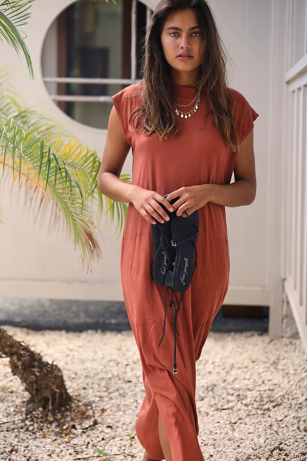 All Day Long Midi T-Shirt Dress