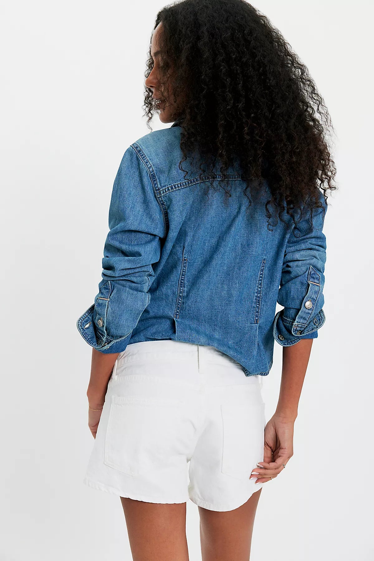 AGOLDE Parker Low-Rise Denim Shorts