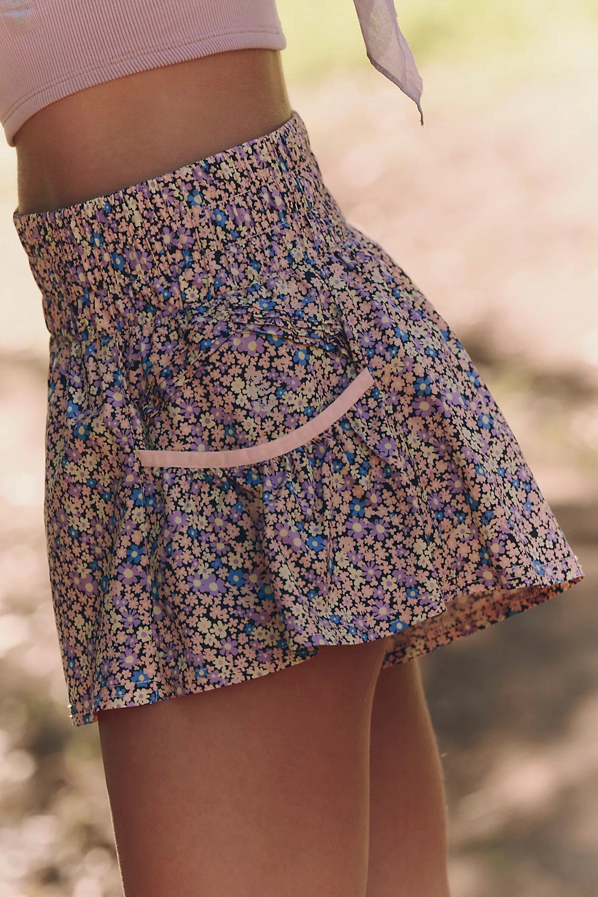 Get Your Flirt On Printed Shorts