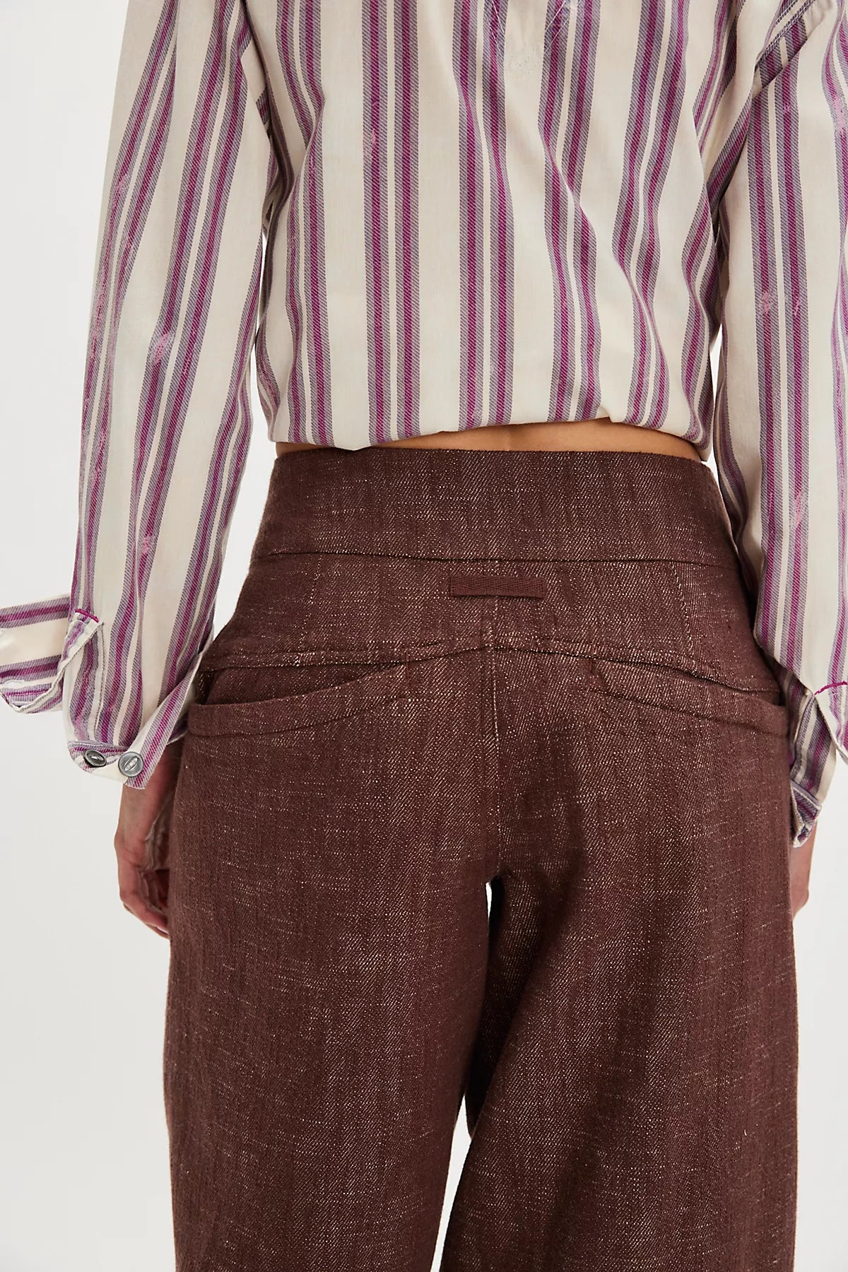Ainsley Belted Wide-Leg Trousers