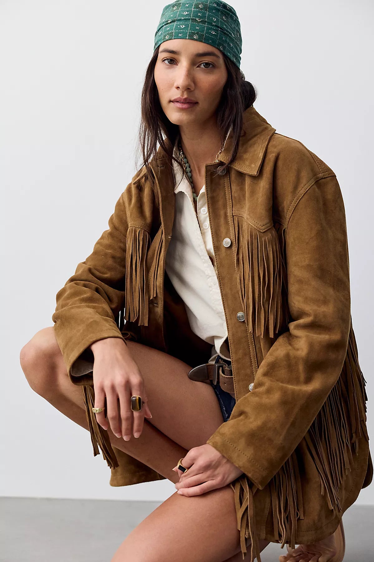 We The Free Fringe Out Suede Jacket