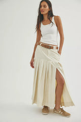 53rd Street Chino Maxi Skirt