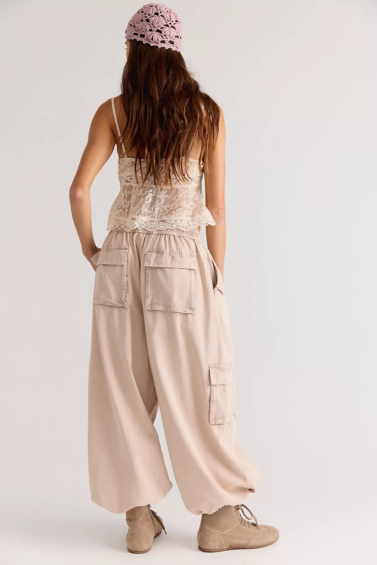 Bobbi Pull-On Cargo Trousers