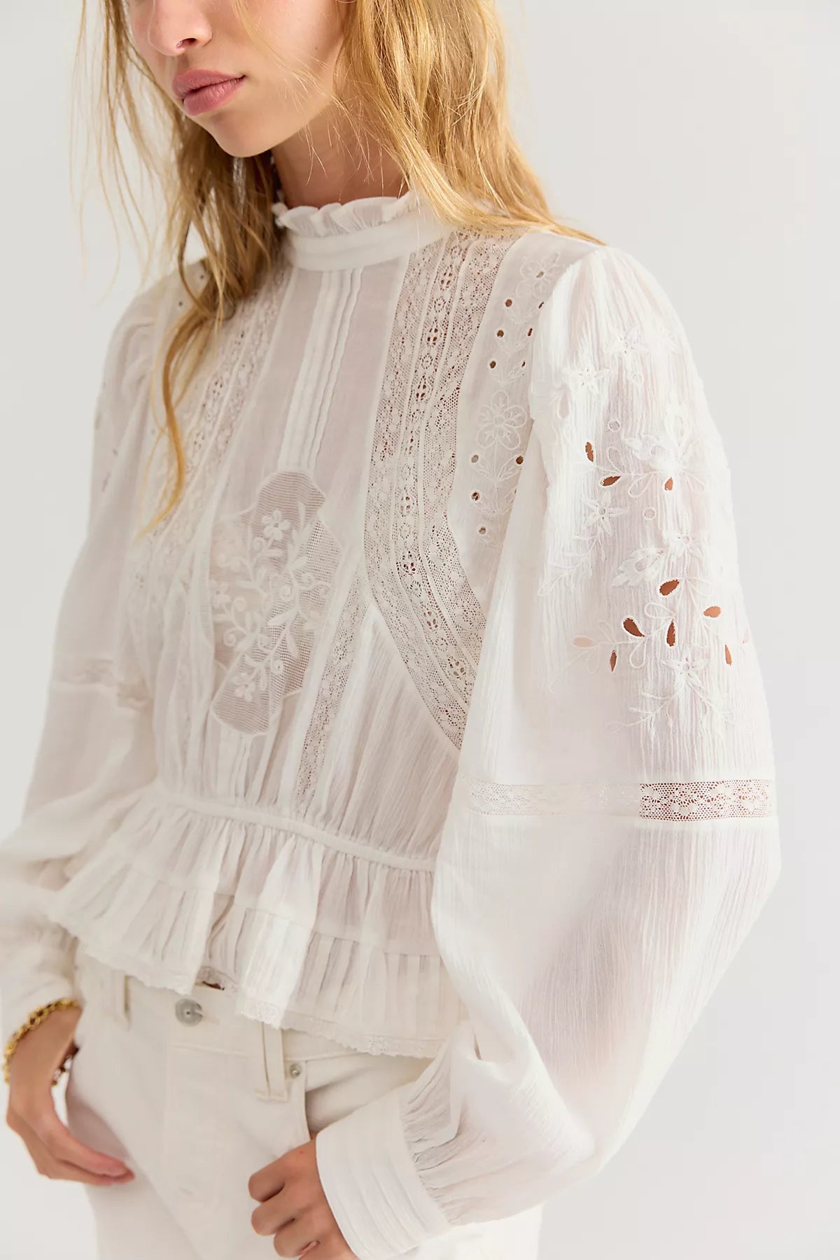 Azul Eyelet Blouse