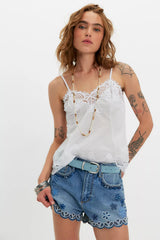 Driftwood Goldie Embroidered Shorts