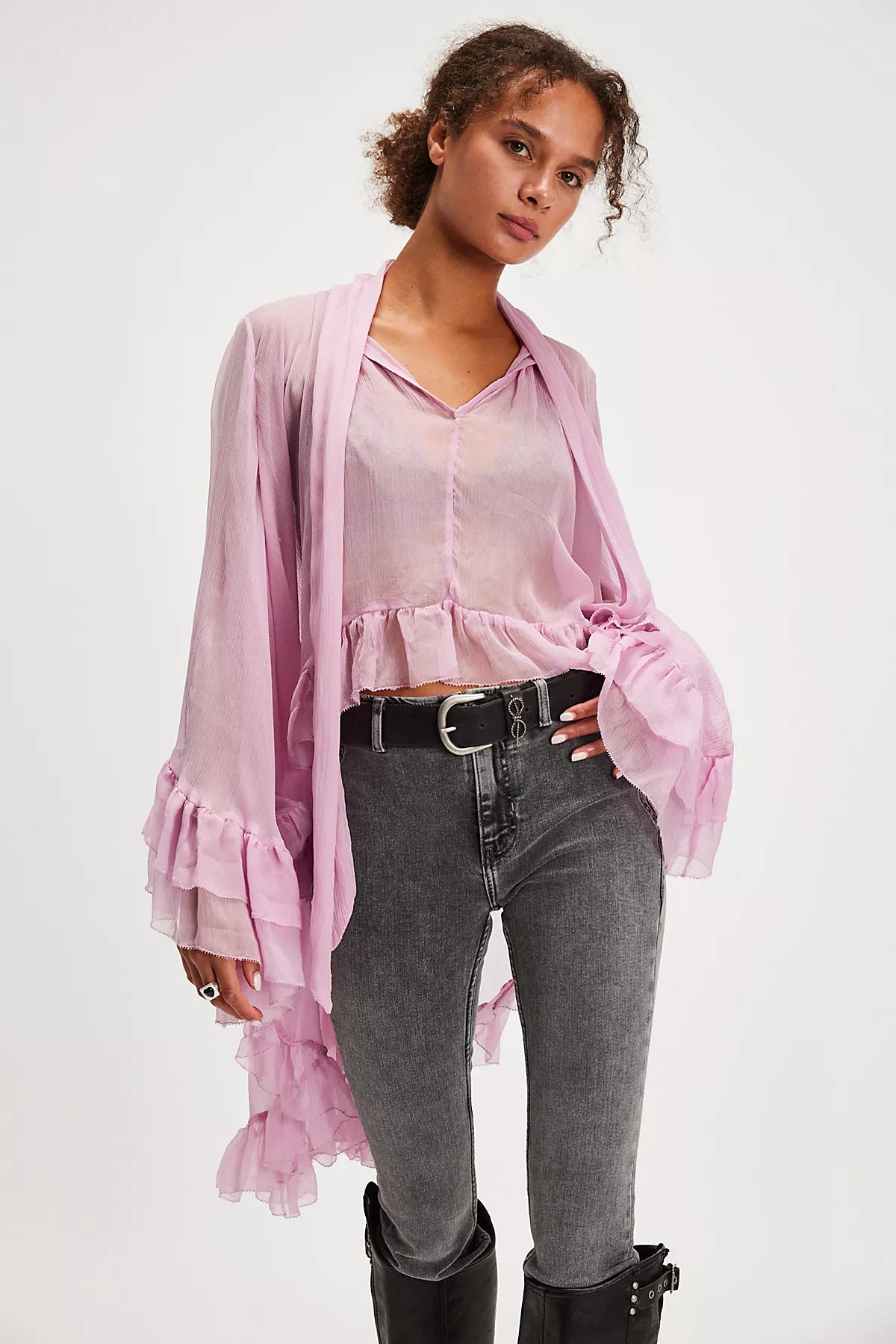 Full Sleeve Frill Top