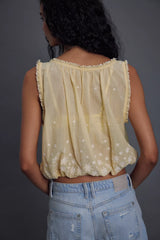 Cherry Scallop Top