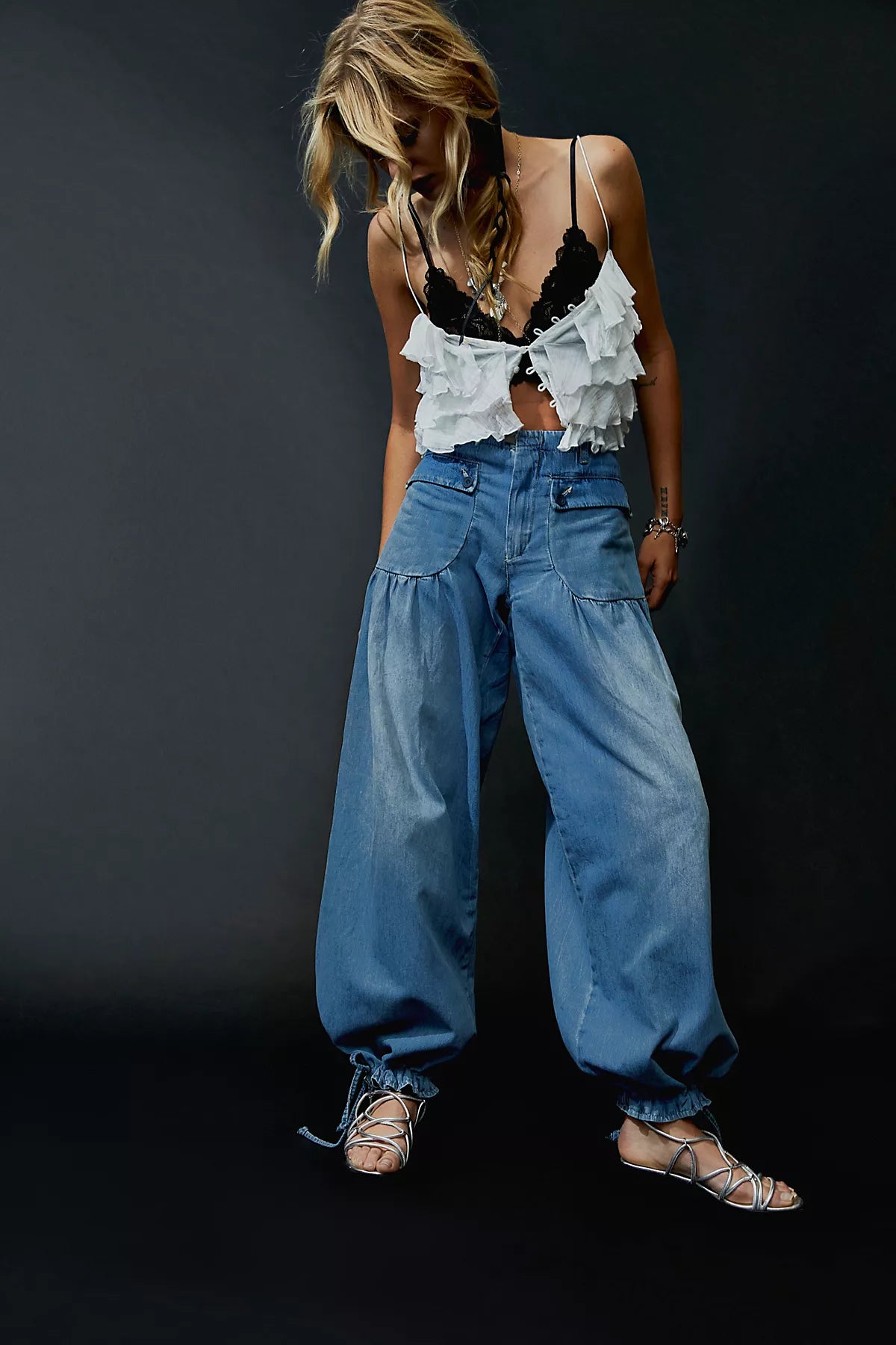 We The Free Lotus Balloon Jeans