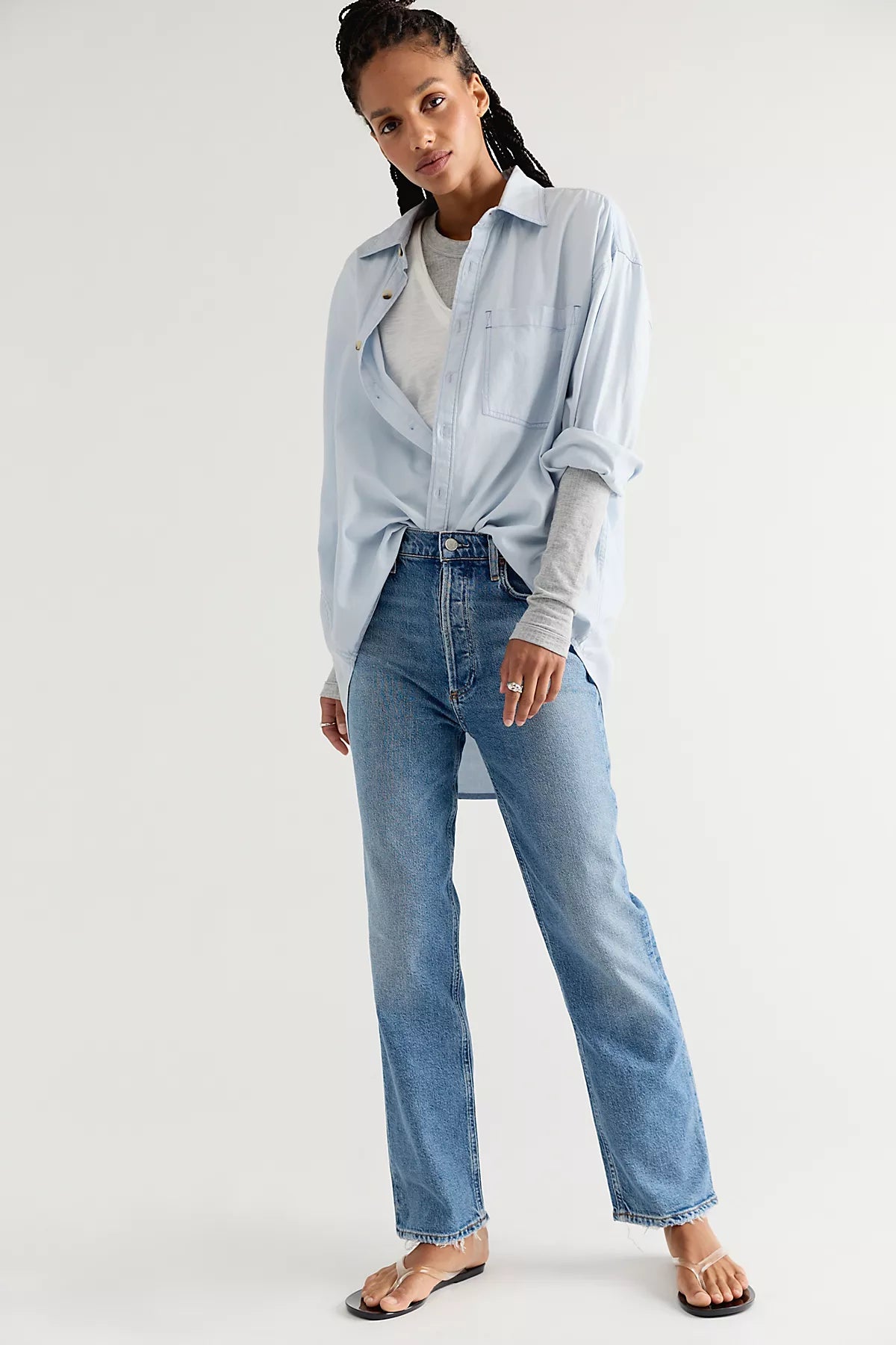 AGOLDE 90s Pinch Waist Crop Jeans