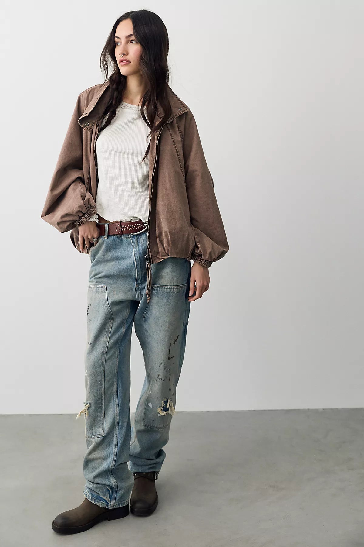 Chelsea Funnel-Neck Jacket