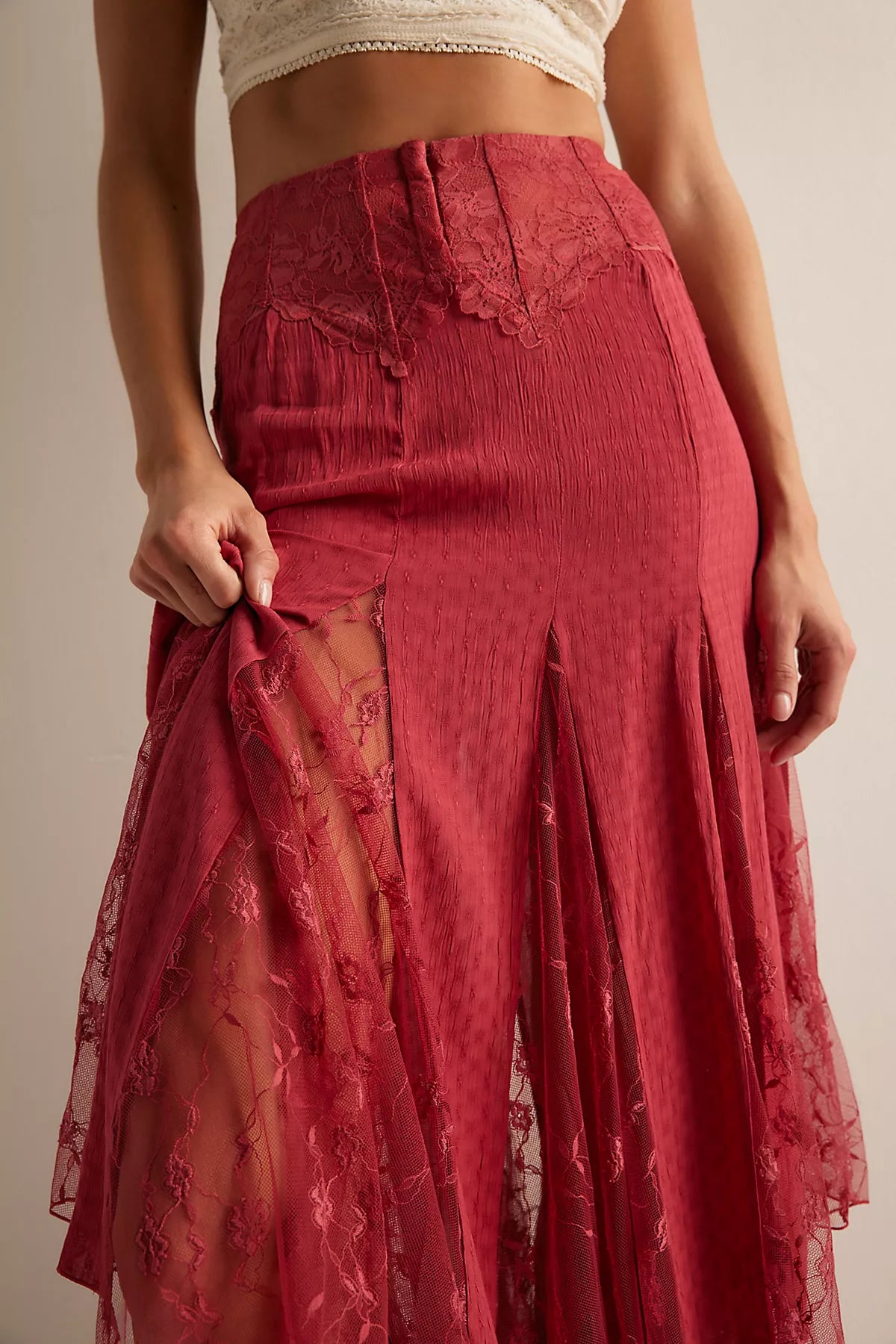 Nice To Meet You Maxi Slip Skirt