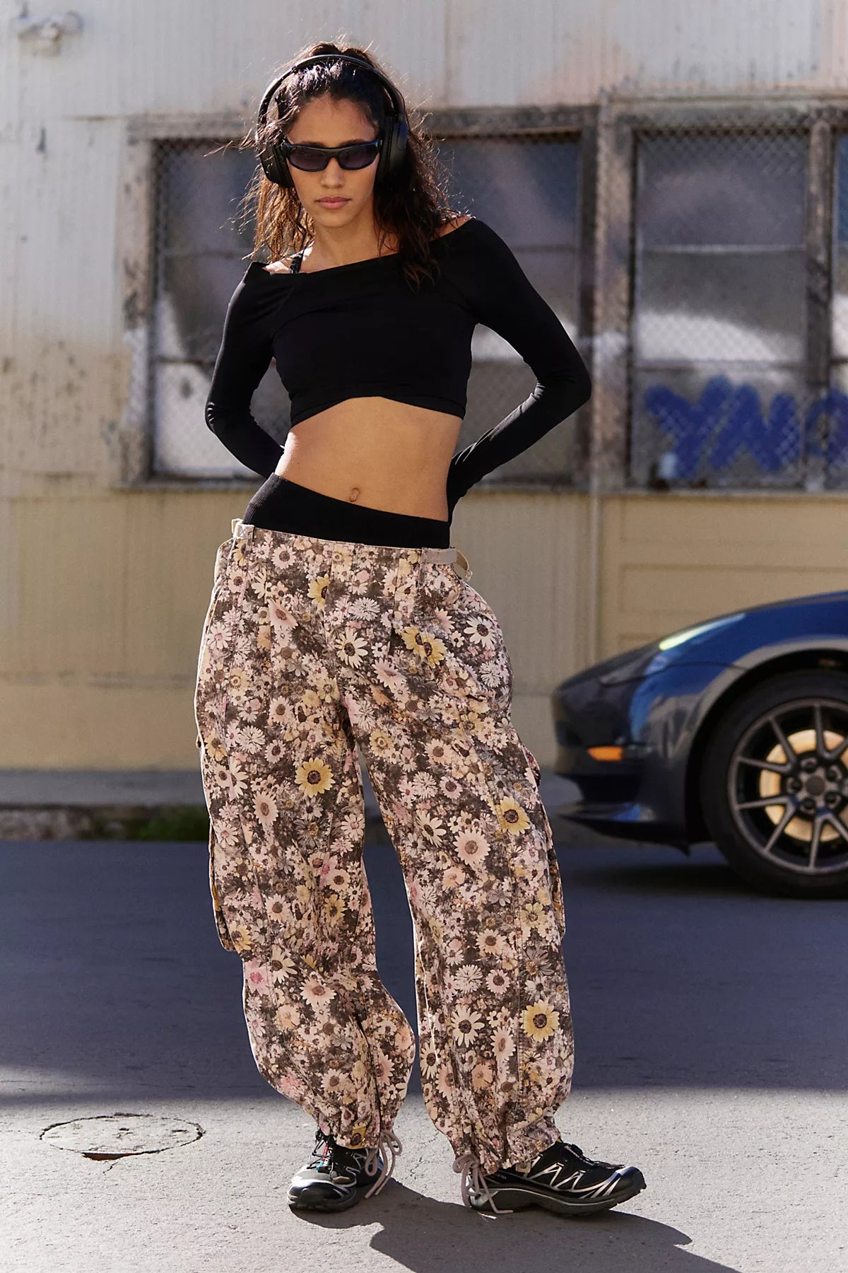 Charmer Printed Utility Pants