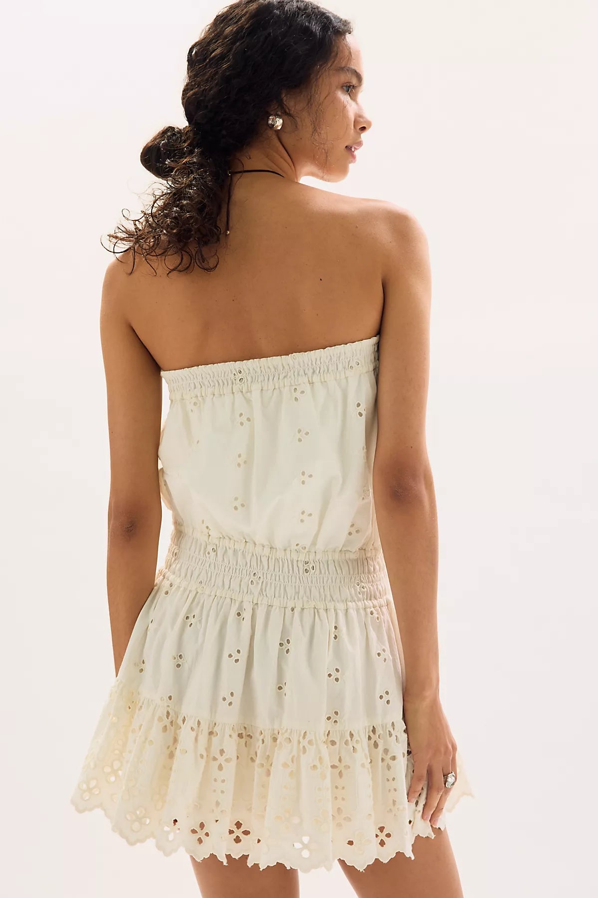 FP One Camille Eyelet Mini Dress