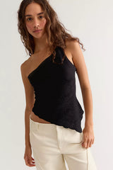 Clover One-Shoulder Top