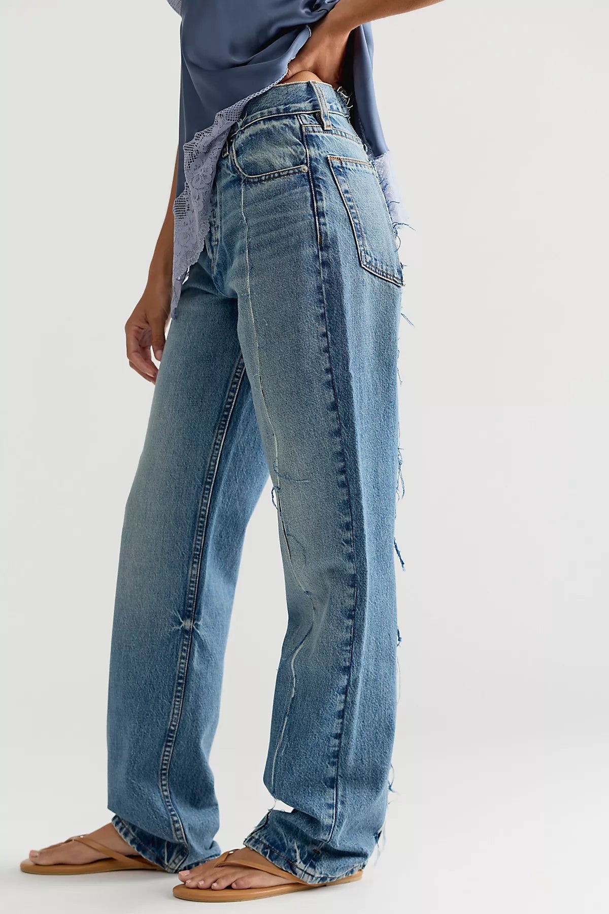 Dala Alley High-Rise Straight Jeans
