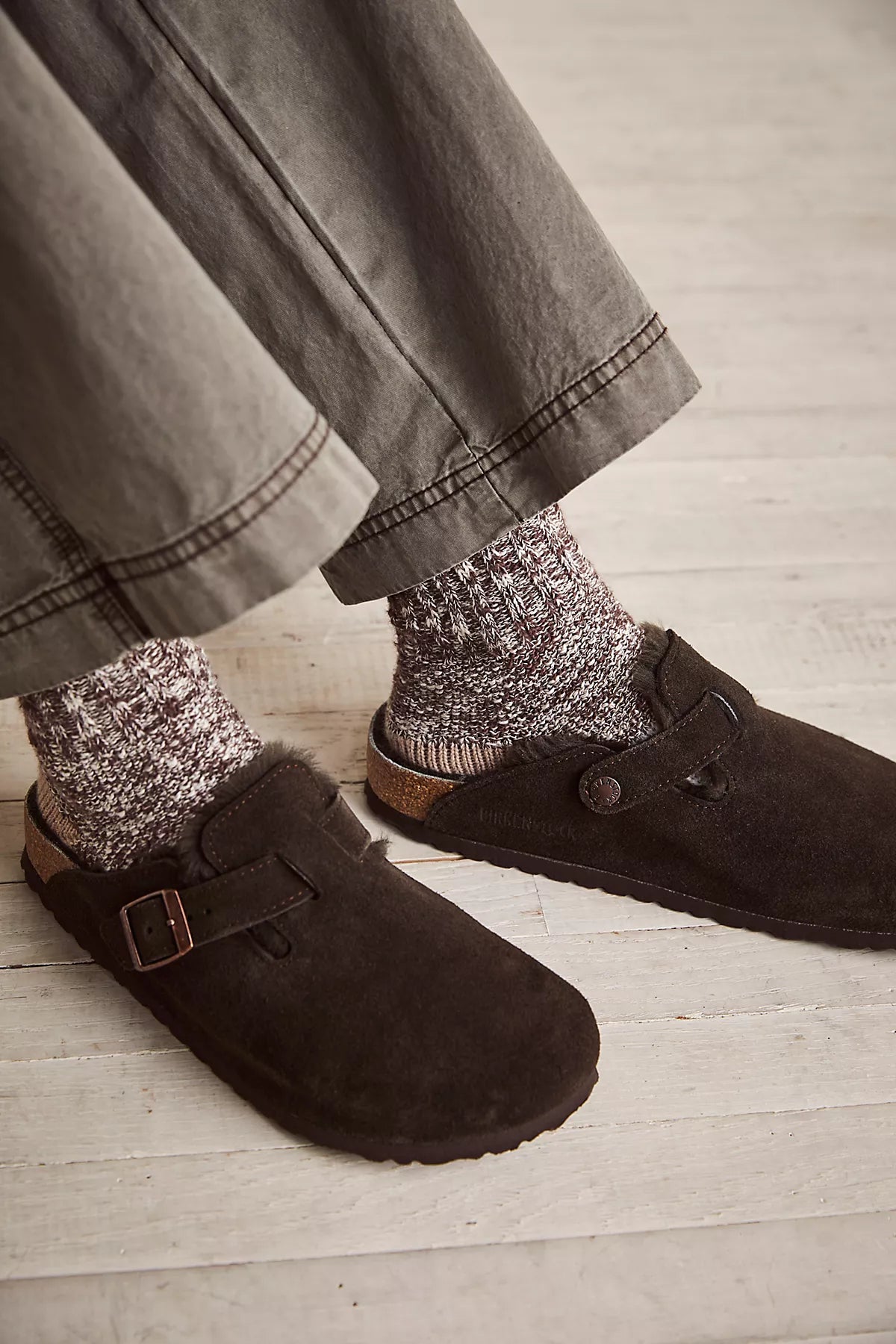 Birkenstock Boston Shearling Clogs