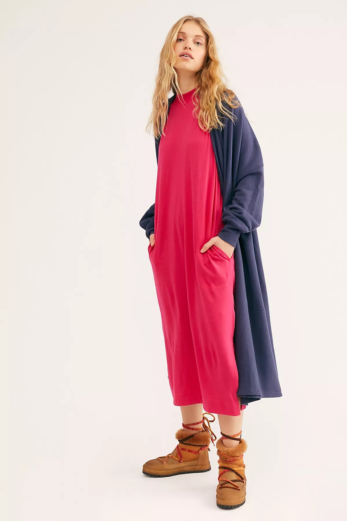 All Day Long Midi T-Shirt Dress