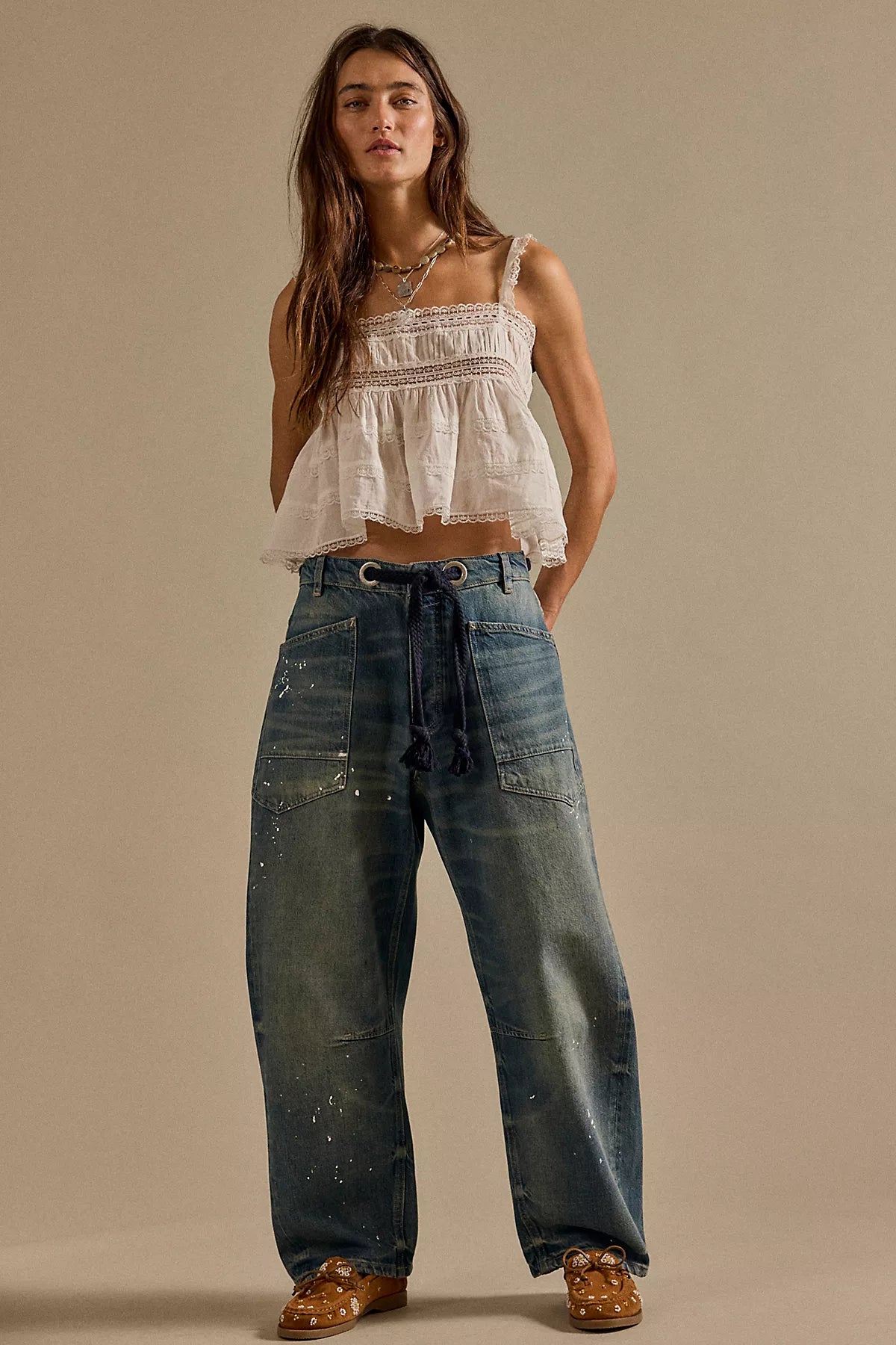 We The Free Moxie Pull-On Barrel Jeans