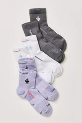 Bombas Run Quarter-Length Sock 3-Pack