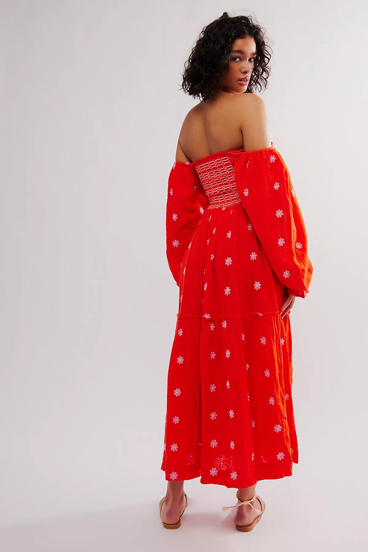 Dahlia Embroidered Maxi Dress