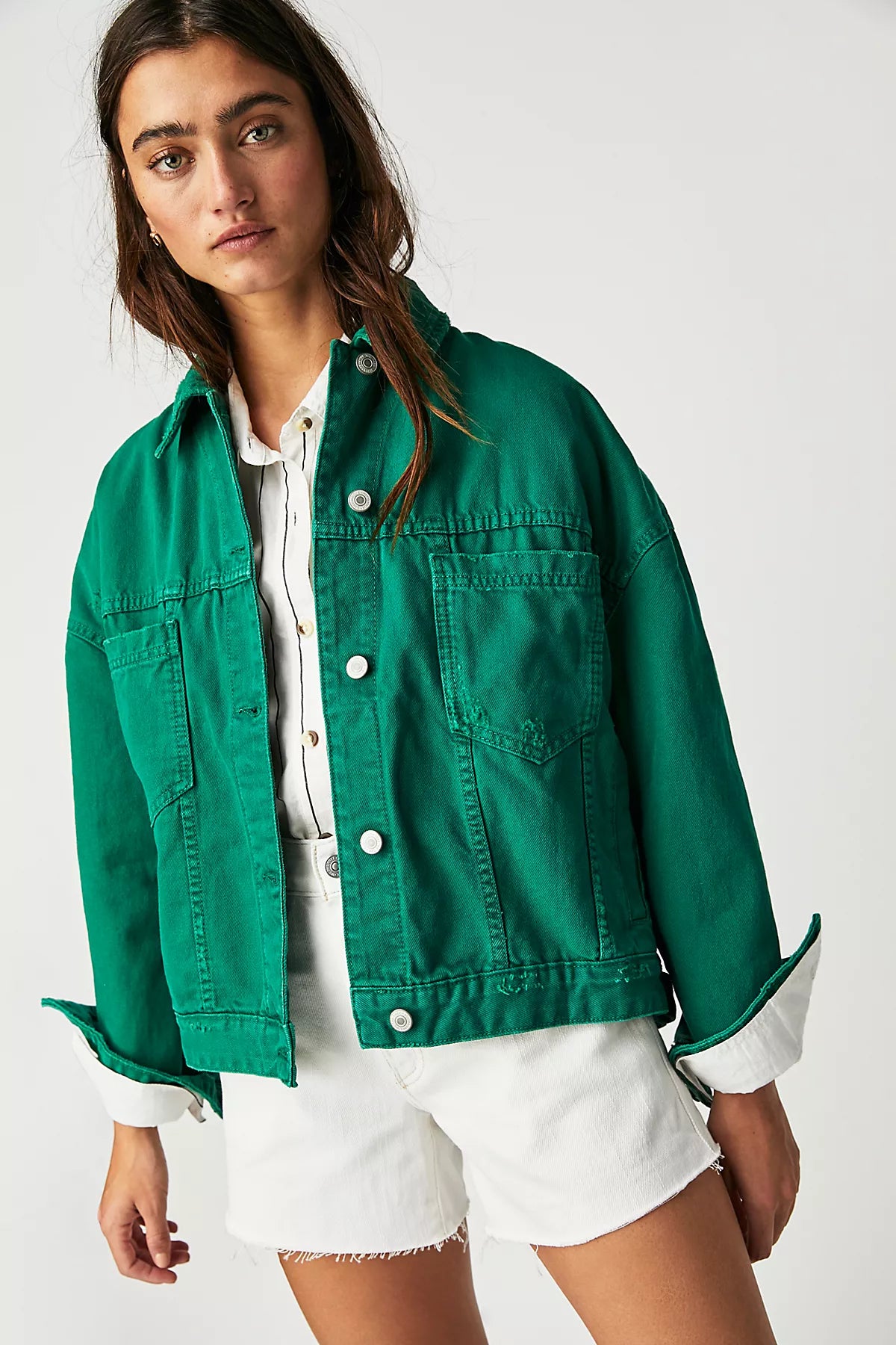 We The Free Opal Swing Denim Jacket