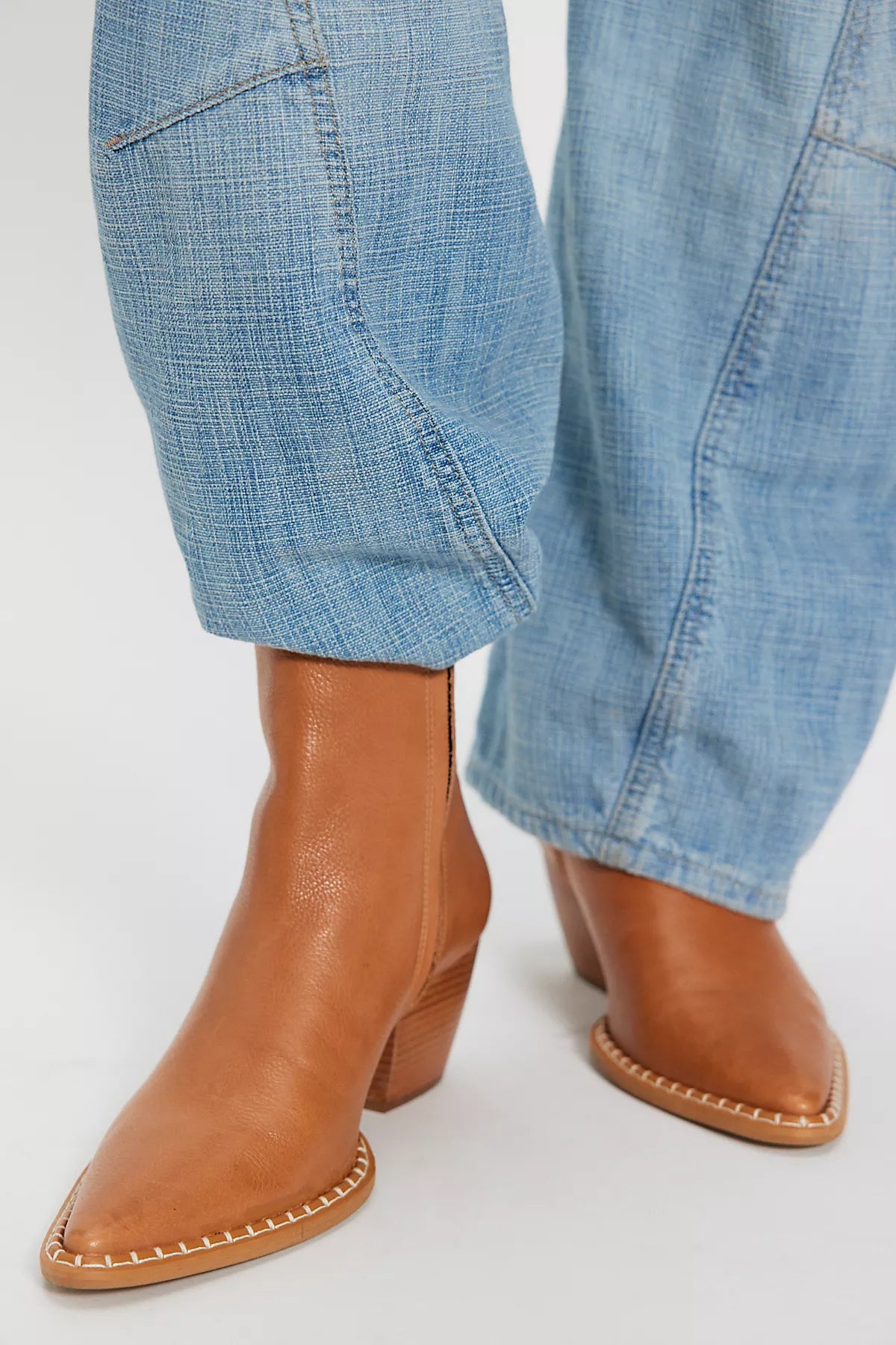 Elena Stitch Ankle Boots