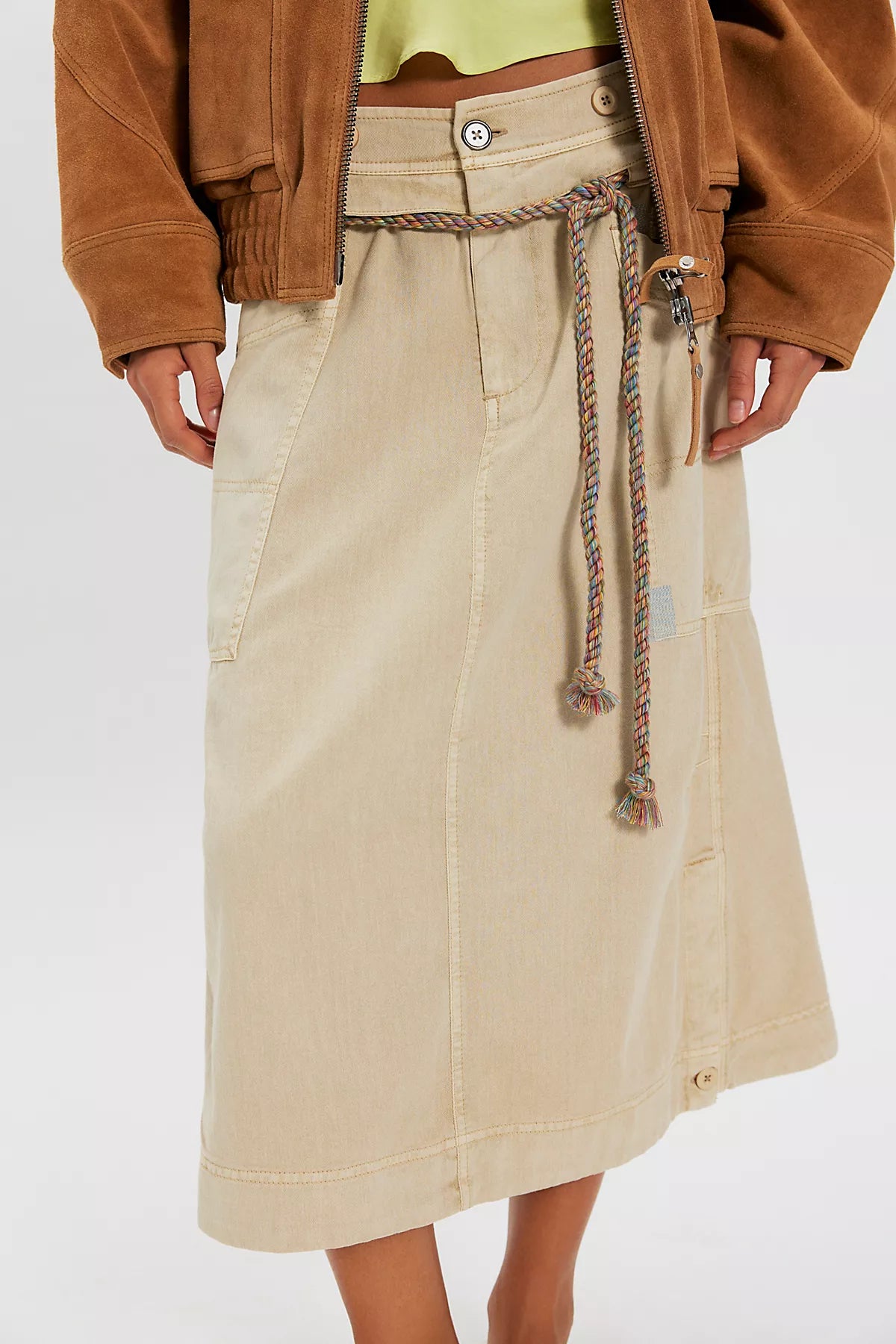 We The Free Sibyla Midi Skirt