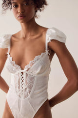 For Love & Lemons Rita Rose Bodysuit
