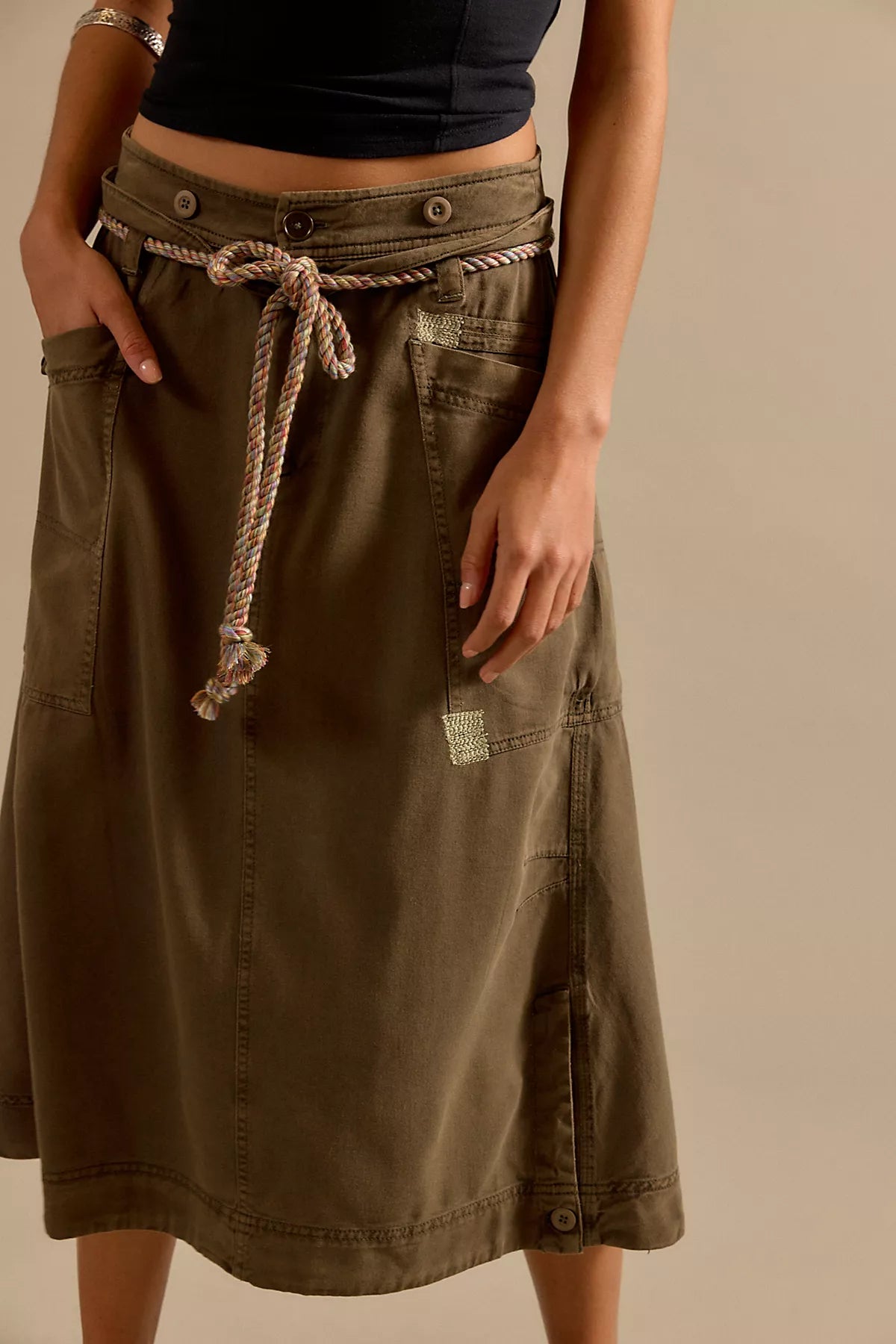 We The Free Sibyla Midi Skirt