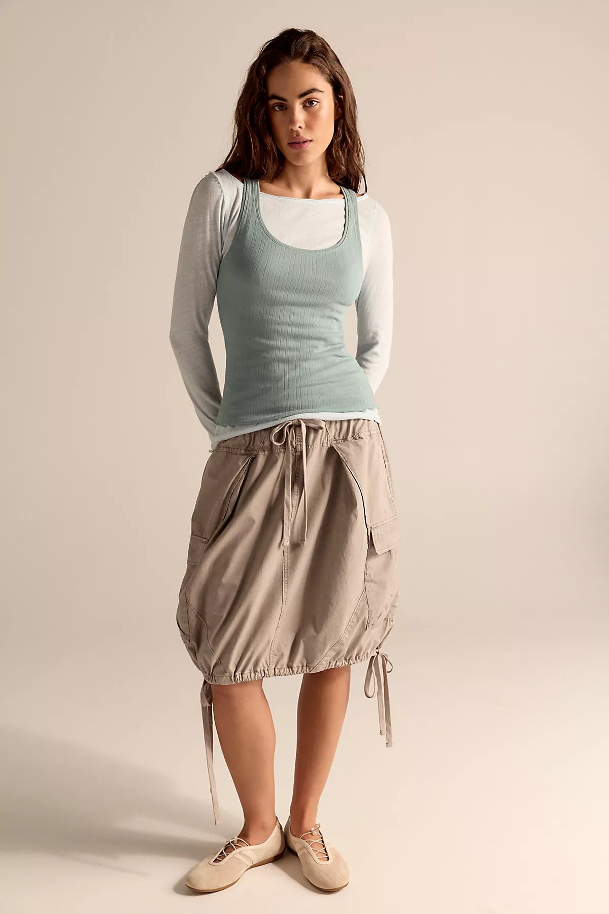 Fresh In Love Pointelle Scoop Neck Tank