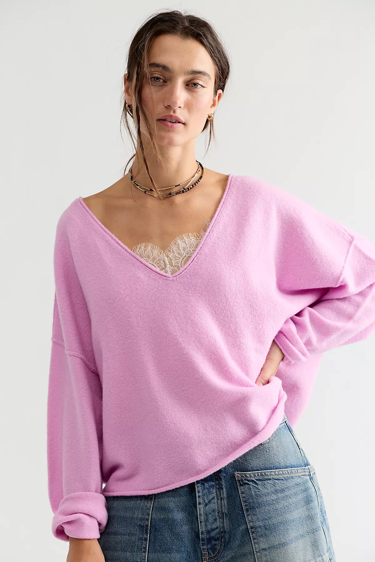 See Me V-Neck Pullover