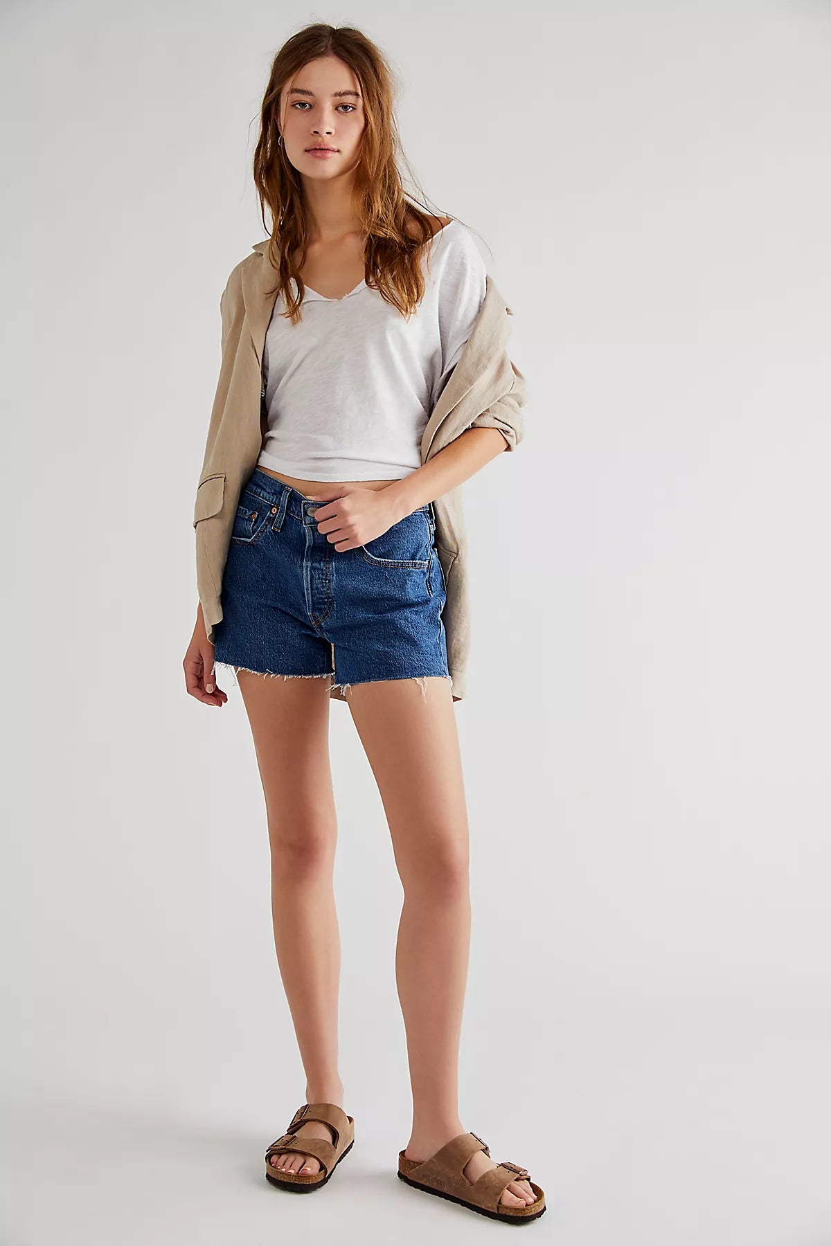 Levi’s 501 High-Rise Denim Shorts