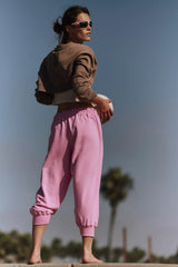 Flutter Cropped Joggers