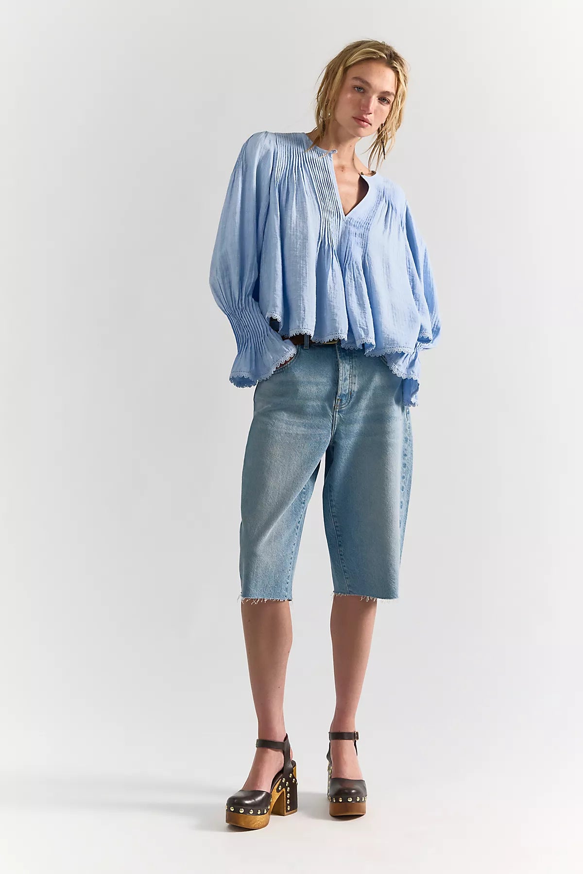 Thousand Pintucks Blouse