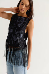 Carlie Fringe Top