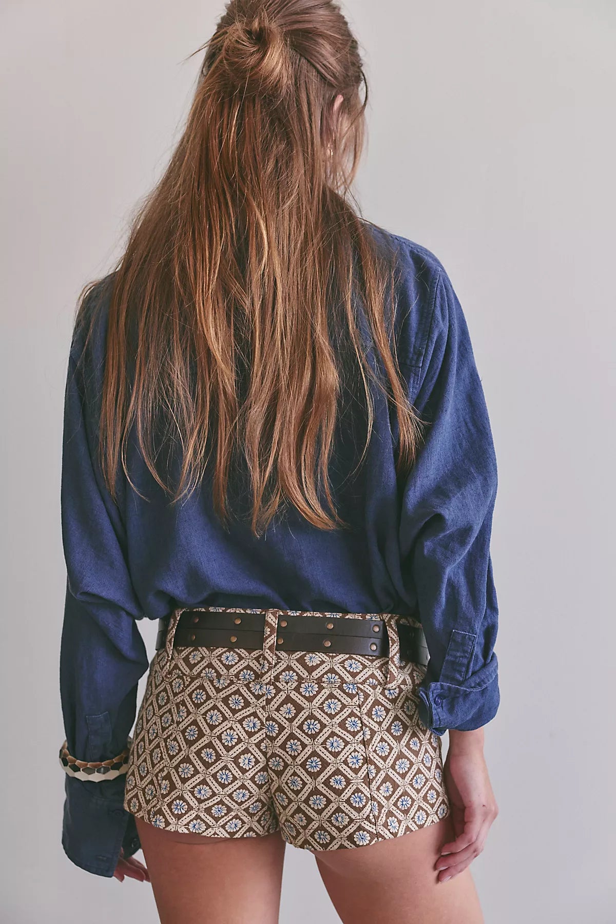 Ana Printed Micro Shorts