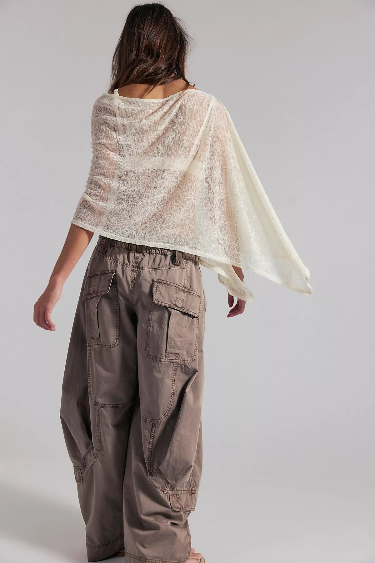 Maggie Everyday Asymmetrical Knit Poncho