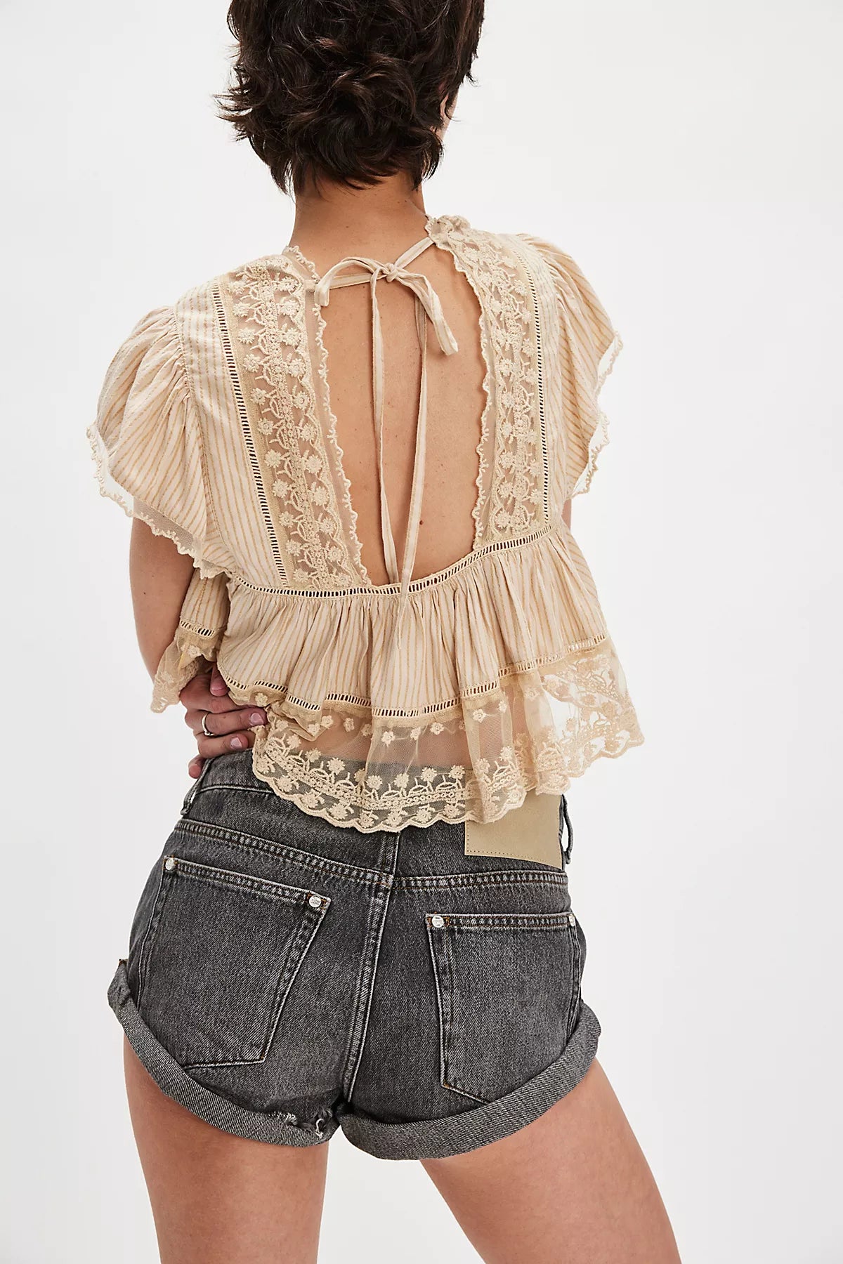 OneTeaspoon Bandits Low-Waist Denim Shorts