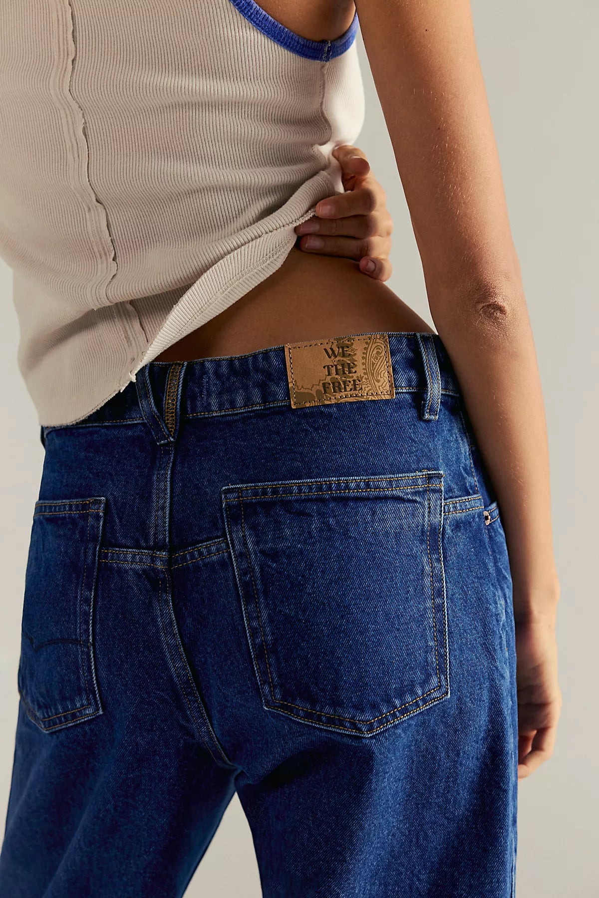 We The Free Deep Trance Dropped Boyfriend Jeans
