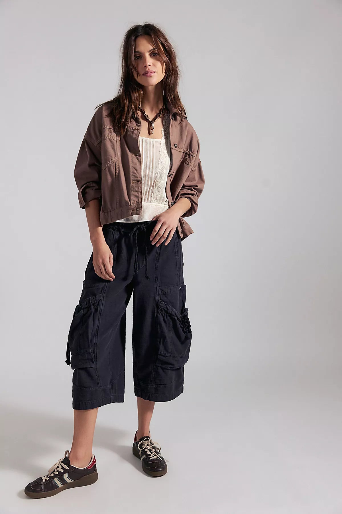 We The Free Ashton Crop Pull-On Cargo Pants