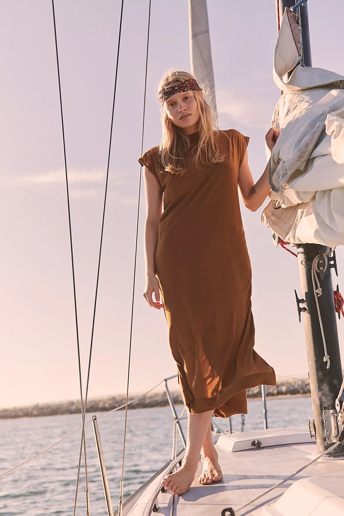 All Day Long Midi T-Shirt Dress