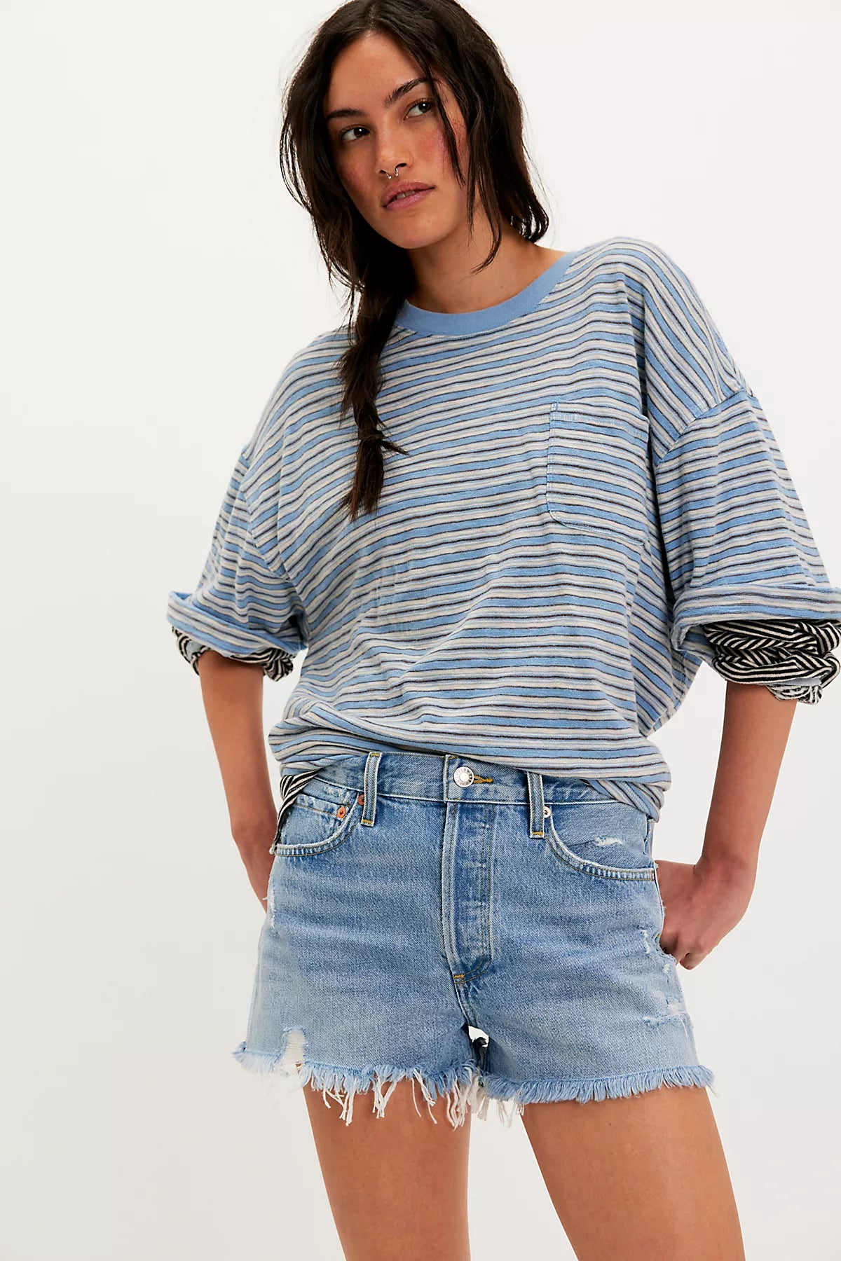 AGOLDE Parker Shorts