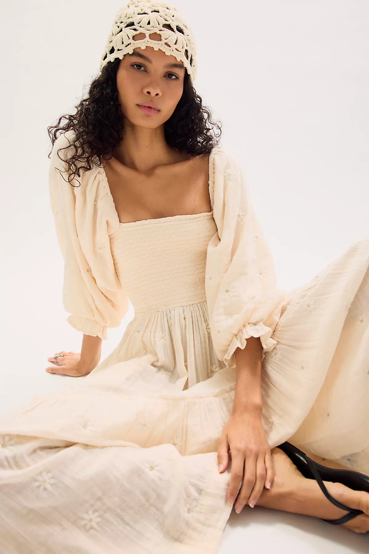 Dahlia Embroidered Maxi Dress