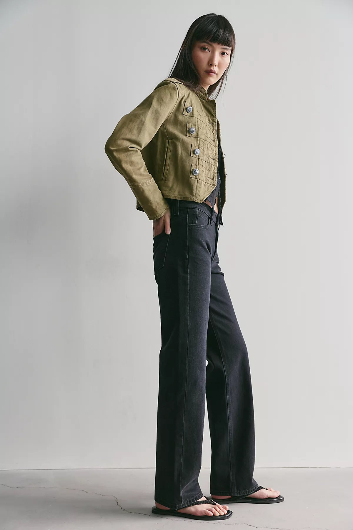 We The Free Luna Mid-Rise Straight Jeans