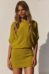 Amara Mini Sweater Dress