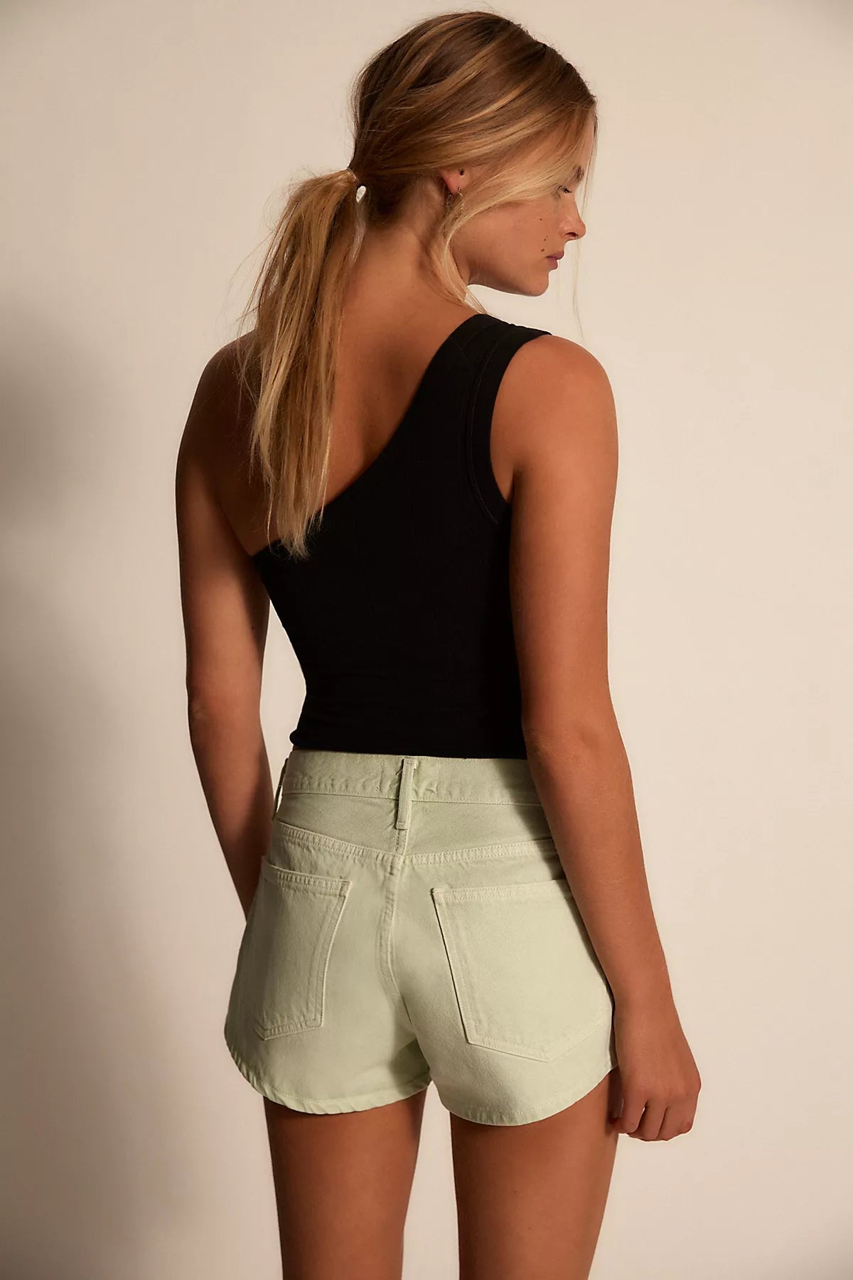 AGOLDE Parker Low-Rise Denim Shorts