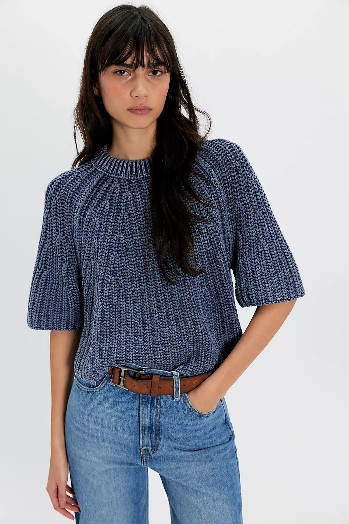 Amy Cotton Sweater Tee