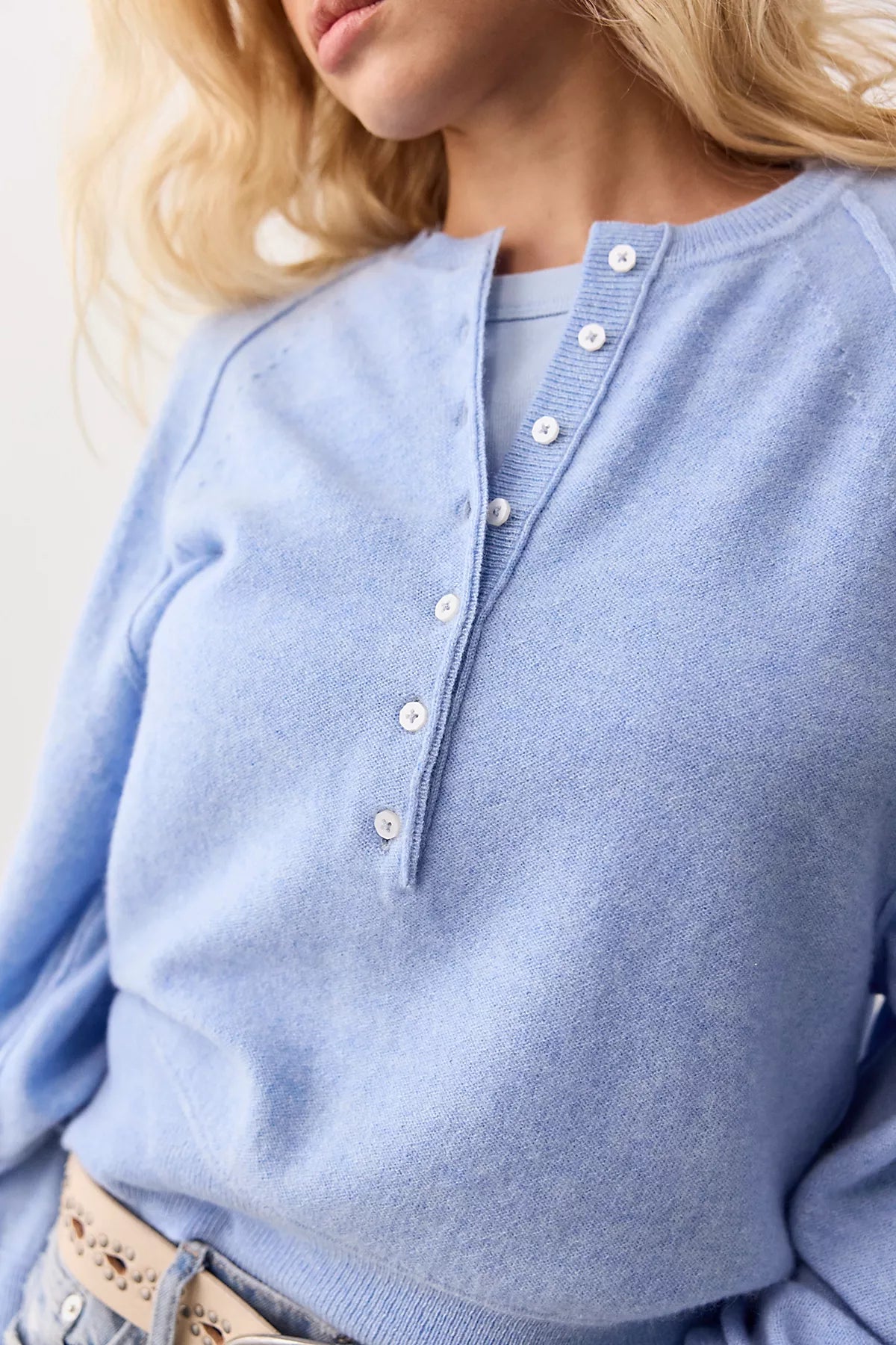Porta Cashmere Henley Sweater