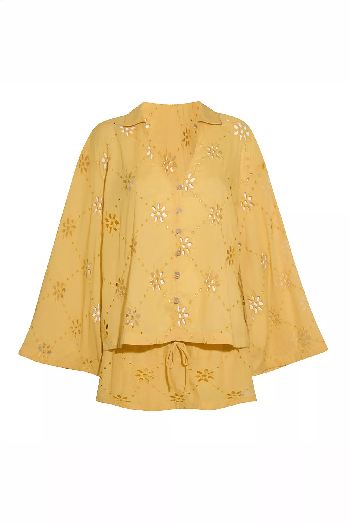 Matthew Williamson x Free People Mesquida Broderie Anglais Low-Rise Skort